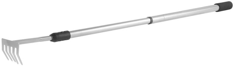 sodo grėblys, 5 dantukai, teleskopinė rankena 1200 mm sodo grėblys, 5 dantukai, teleskopinė rankena 1200 mm