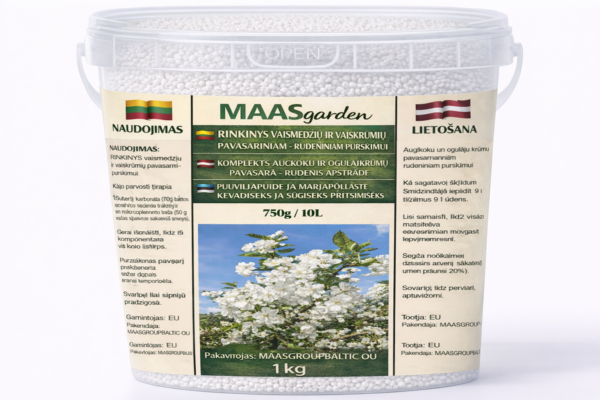 magnio sulfatas – augalų žalumai