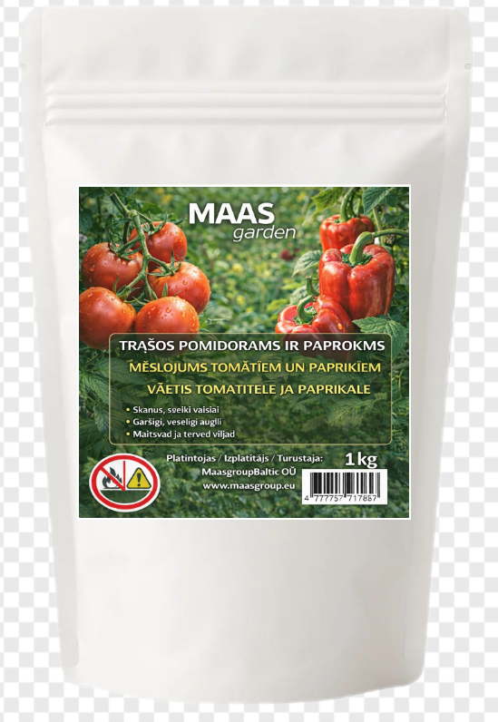 kompleksinės trąšos pomidorams ir paprikoms 1kg bechlorės