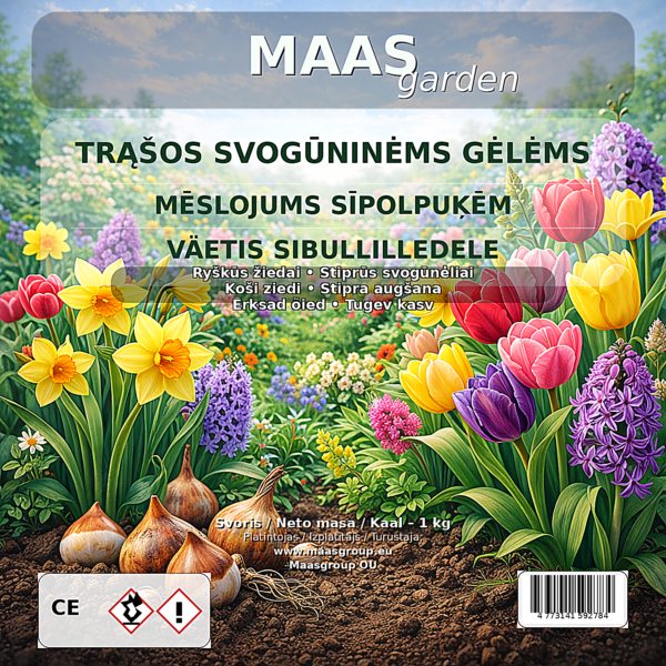 kompleksinės trąšos svogūninėms gėlėms 1kg bechlorės